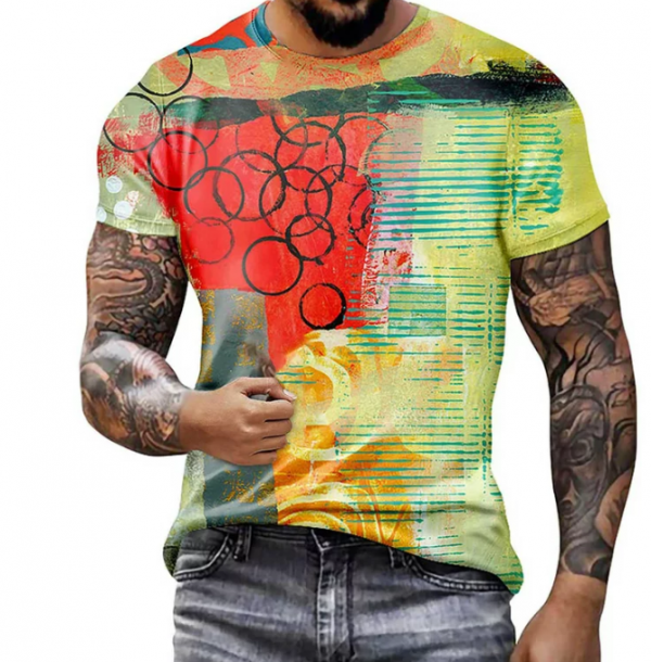 Cetakan graffiti 3D yang berani